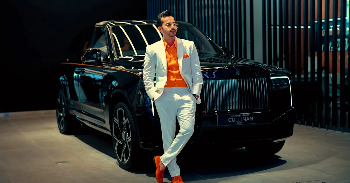 Amjad Sithara: One of World’s Youngest Business Tycoons to Own a Rolls-Royce Cullinan Black Badge Series II